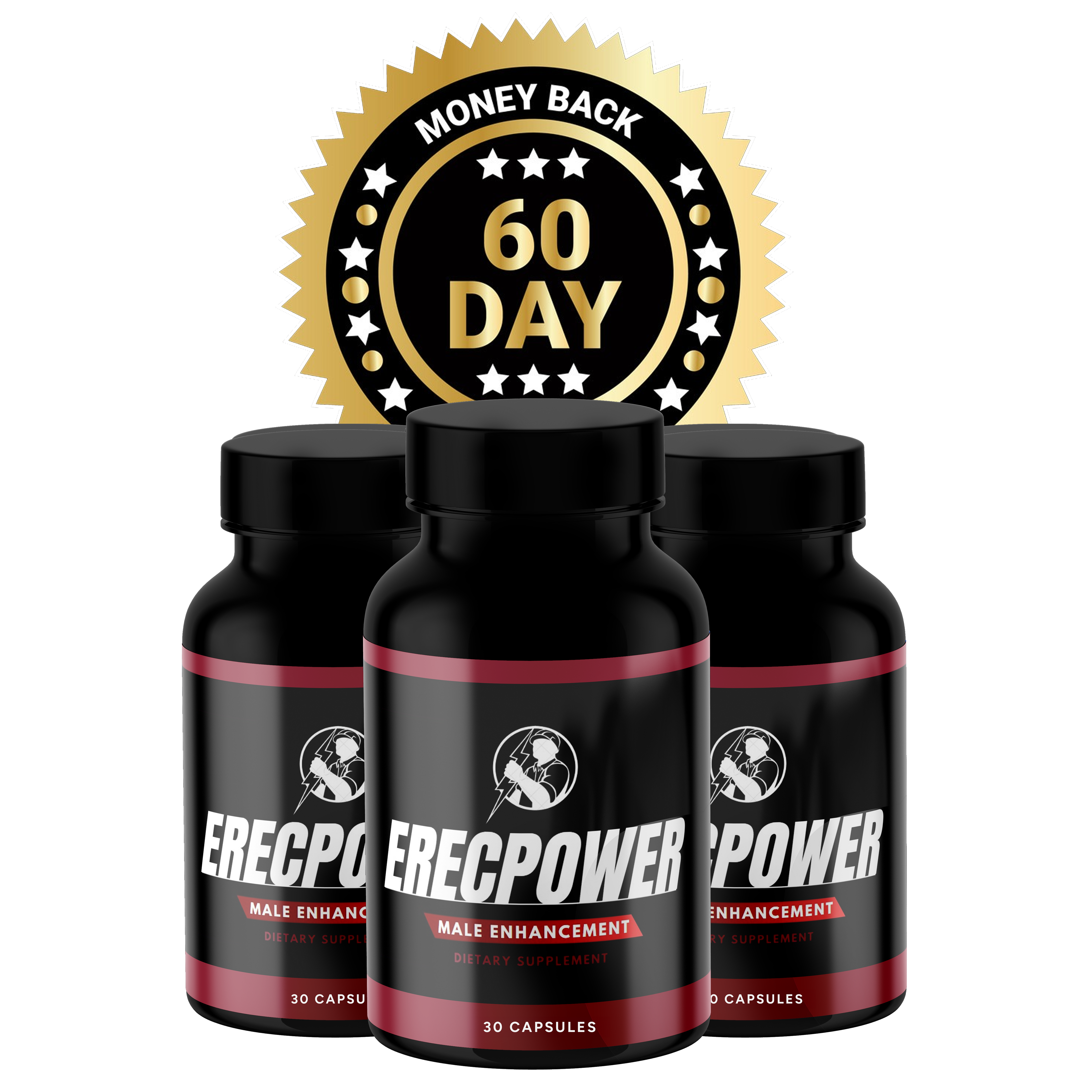 ErecPower 3 bottles — 90-day supply
