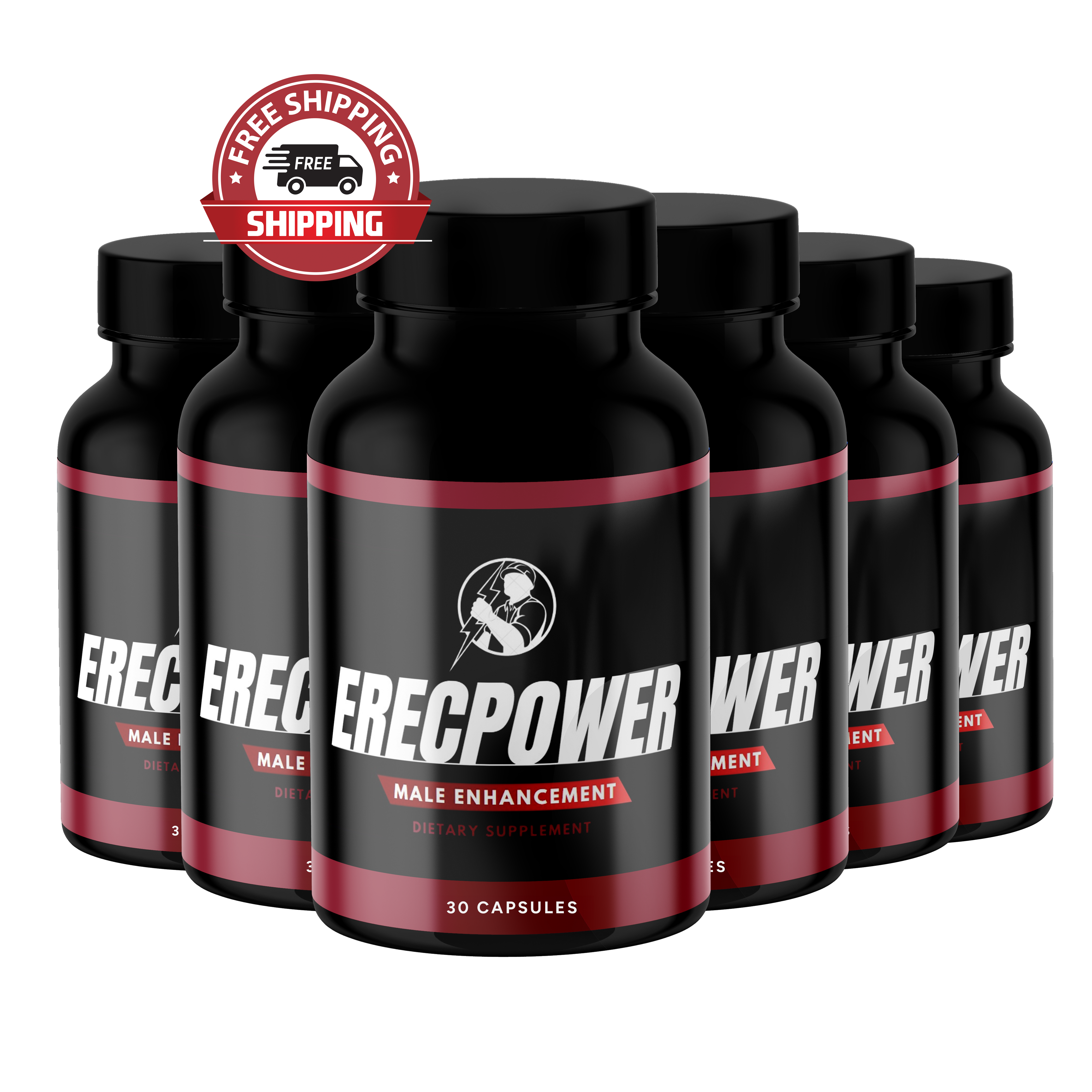 ErecPower 6 bottles — 180-day supply